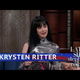 <i>Vogue Knitting </i>Cover Girl Krysten Ritter Teaches Stephen Colbert the Art of the Craft